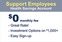 U1 Health Savings Account with $0 monthly fee. 
